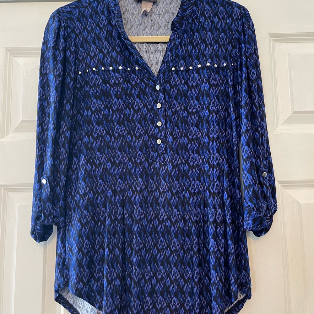 3/4 sleeve stretchy top
